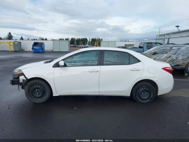 2T1BURHE1KC163721 Toyota COROLLA LE