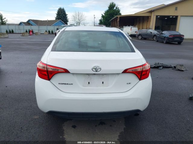2T1BURHE1KC163721 Toyota COROLLA LE