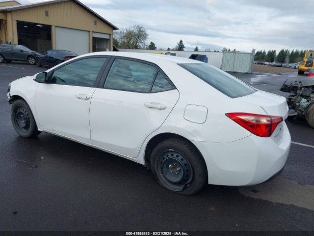 2T1BURHE1KC163721 Toyota COROLLA LE