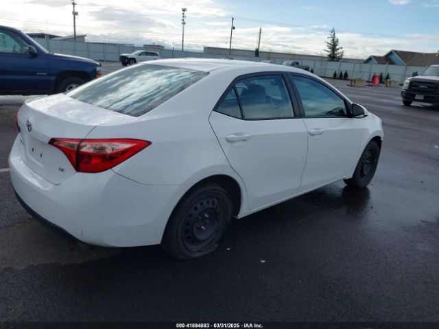 2T1BURHE1KC163721 Toyota COROLLA LE