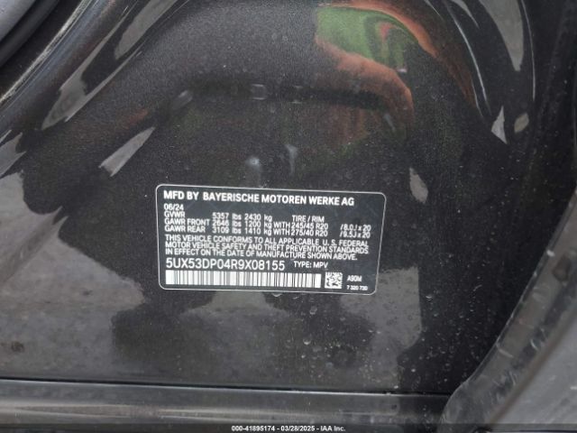5UX53DP04R9X08155 BMW X3 Xdrive30i