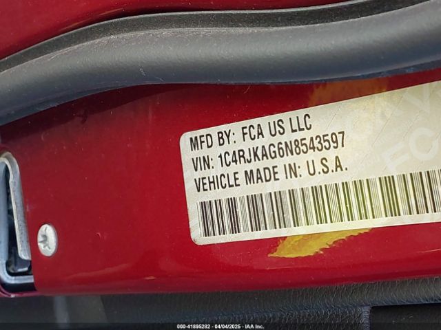 1C4RJKAG6N8543597 Jeep Grand Cherokee L Laredo 4x4