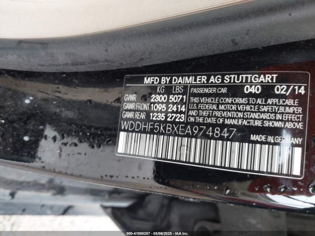 WDDHF5KBXEA974847 Mercedes-Benz E 350