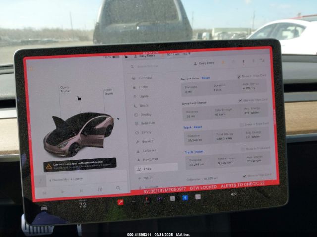 5YJ3E1EB7MF050917 Tesla Model 3 Long Range Dual Motor All-wheel Drive