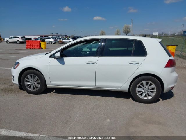 3VW217AU9FM010318 Volkswagen Golf Tsi S 4-door