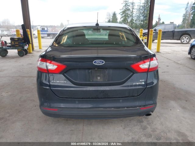 3FA6P0LU1GR106980 Ford Fusion Hybrid Se