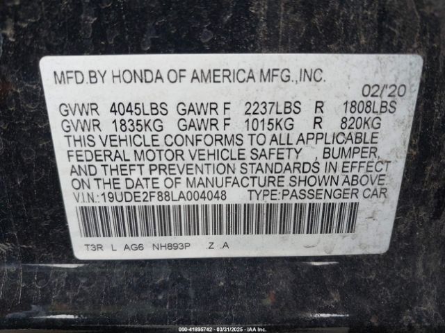 19UDE2F88LA004048 Acura Ilx Premium   A-spec Packages/technology   A-spec Packages