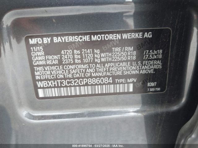 WBXHT3C32GP886084 BMW X1 Xdrive28i