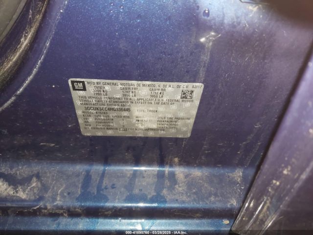 3GCUKSEC4HG336445 Chevrolet Silverado 1500 2lz