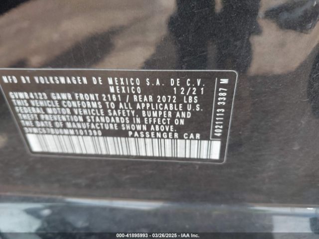 2021 VOLKSWAGEN JETTA 3VWC57BU6MM101390 Photo 8