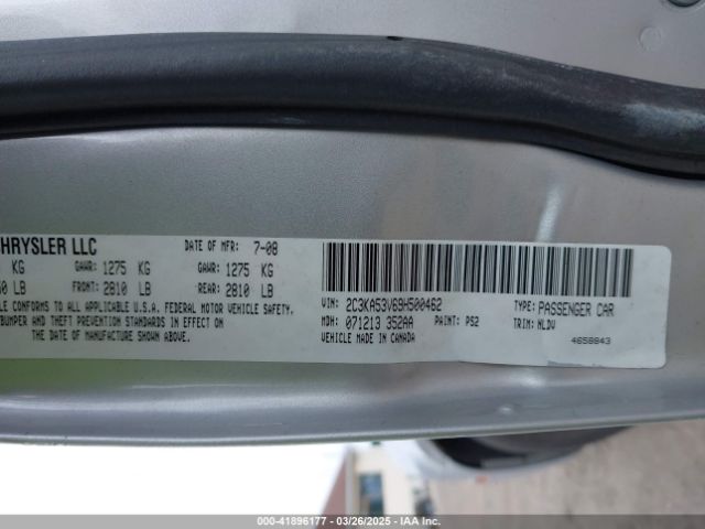 2009 CHRYSLER 300 2C3KA53V69H500462 Photo 8