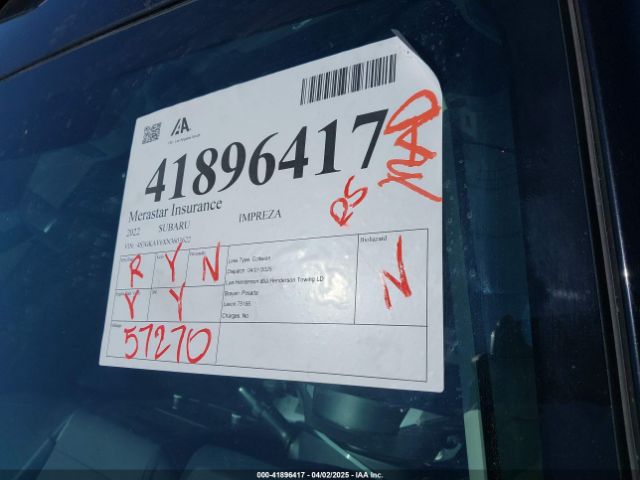 4S3GKAV6XN3603622 Subaru Impreza Premium