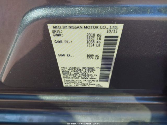 1N4BZ0CP5GC300090 Nissan Leaf Sl