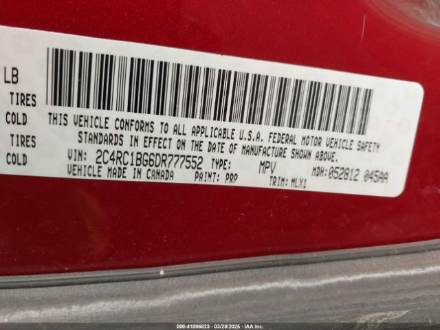 2013 CHRYSLER TOWN & COUNTRY 2C4RC1BG6DR777552 Photo 8
