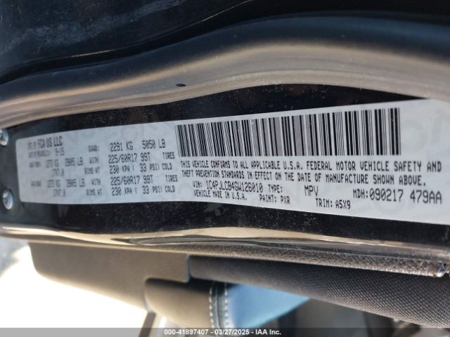 1C4PJLCB4GW126010 Jeep Cherokee Latitude