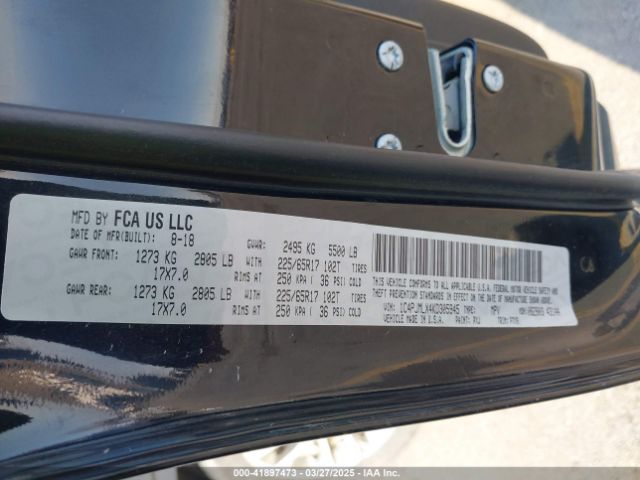 1C4PJMLX4KD305945 Jeep Cherokee Latitude Plus 4x4