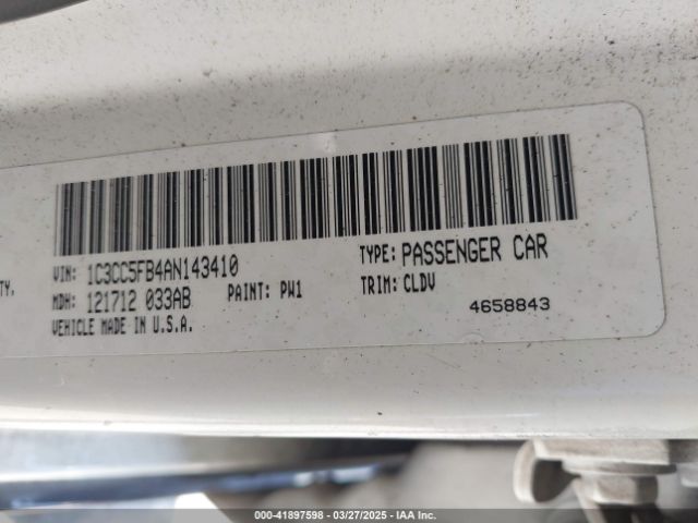 2010 CHRYSLER SEBRING 1C3CC5FB4AN143410 Photo 8