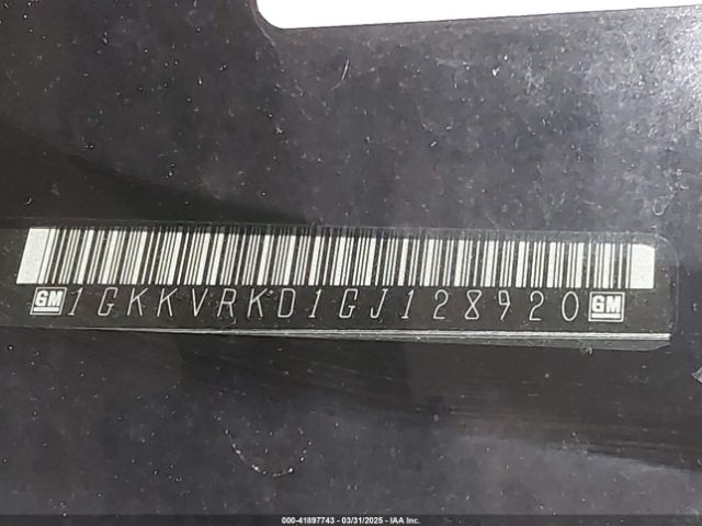 1GKKVRKD1GJ128920 GMC ACADIA SLT