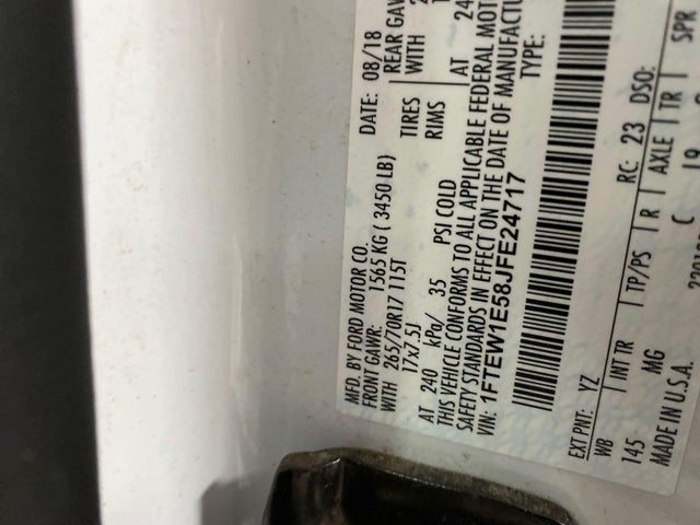 Ford F150 Supercrew 2018 1FTEW1E58JFE24717 Image 13