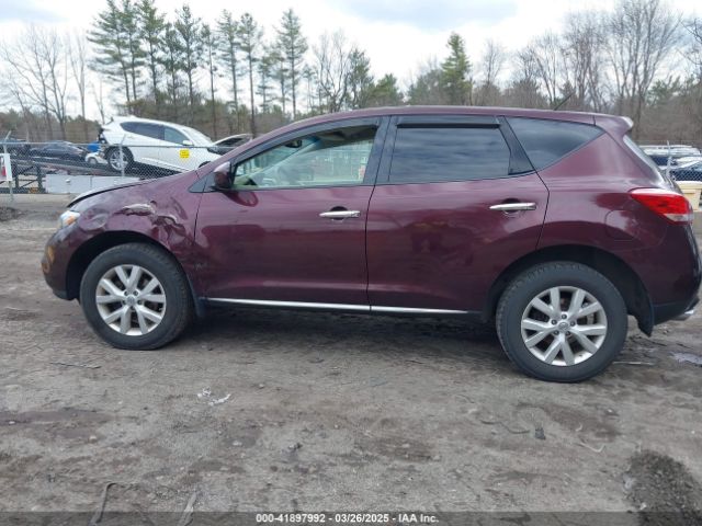JN8AZ1MW2EW526329 Nissan MURANO S