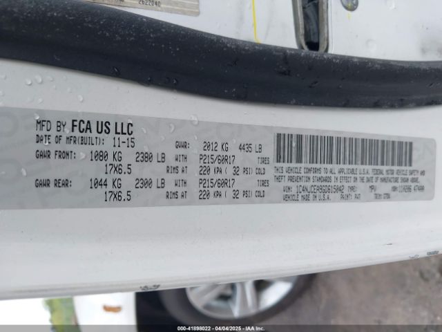 1C4NJCEA9GD615042 Jeep Compass Latitude