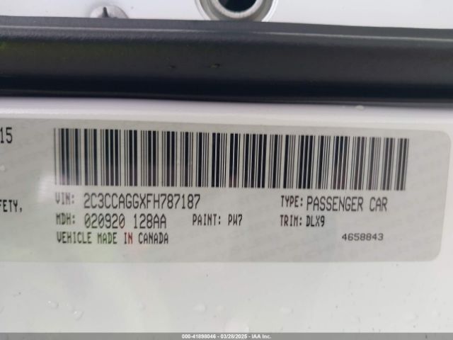 2015 CHRYSLER 300 2C3CCAGGXFH787187 Photo 8