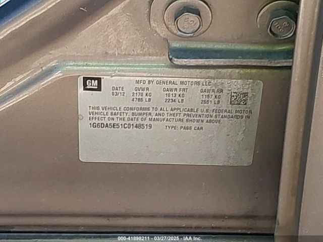 2012 CADILLAC CTS 1G6DA5E51C0148519 Photo 8
