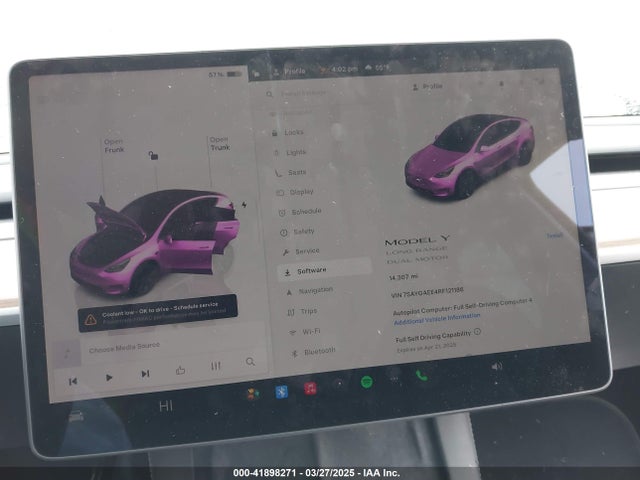 7SAYGAEE4RF121186 Tesla Model Y