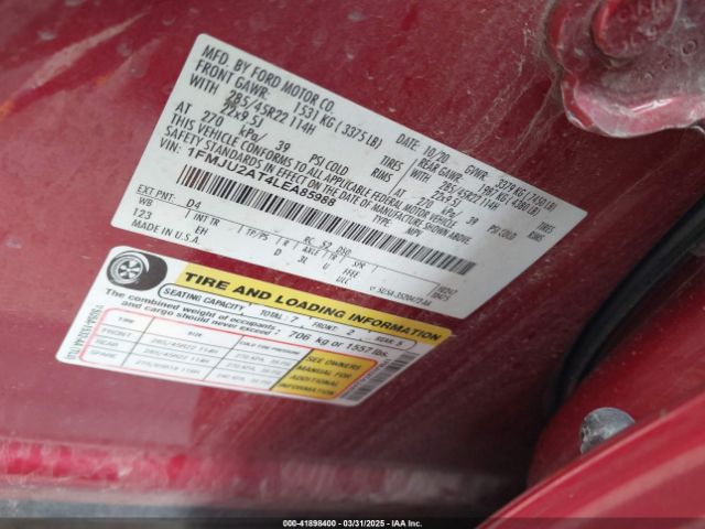 1FMJU2AT4LEA85988 Ford Expedition Limited