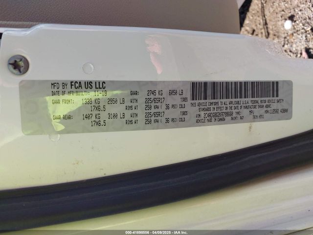 2C4RDGBG2KR799660 Dodge Grand Caravan Se