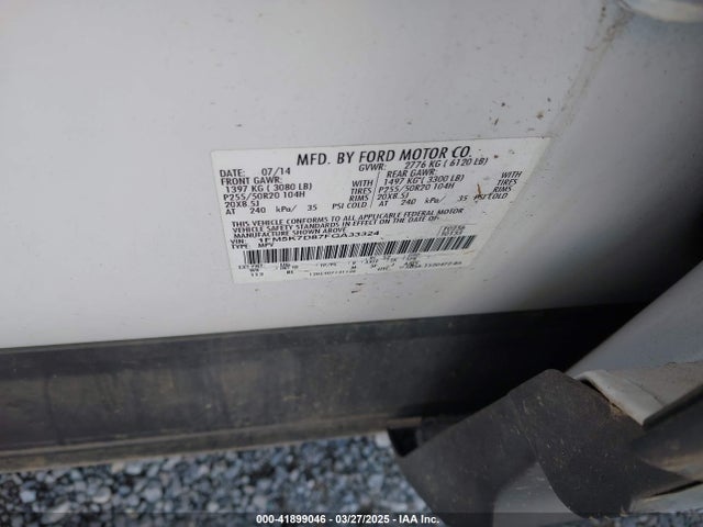 1FM5K7D87FGA33324 Ford EXPLORER XLT
