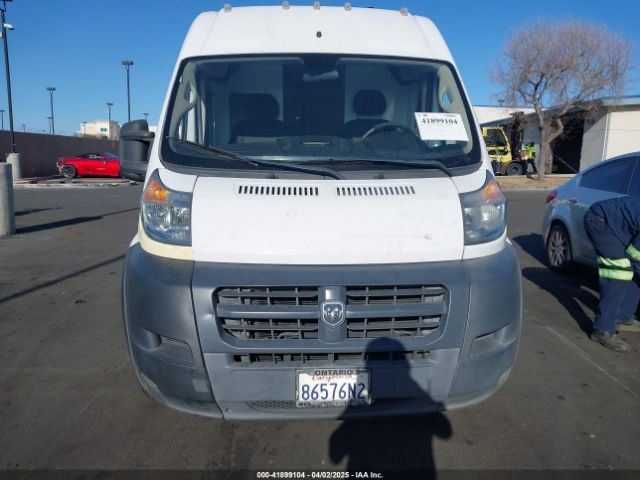 3C6TRVDG6JE148581 RAM Promaster 2500 High Roof 159 Wb