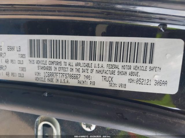 1C6RR7FT7FS706667 RAM 1500 Tradesman