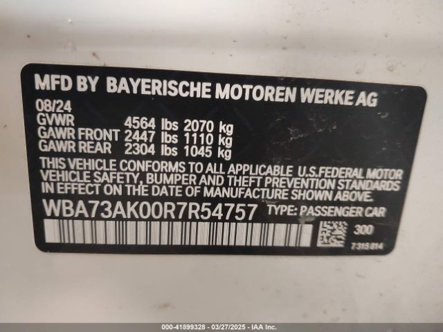 2024 BMW 228 GRAN COUPE WBA73AK00R7R54757 Photo 8