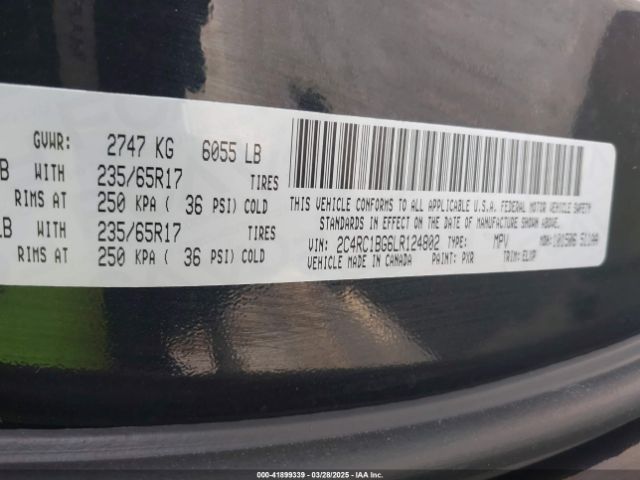 2C4RC1BG6LR124802 Chrysler Pacifica Touring L