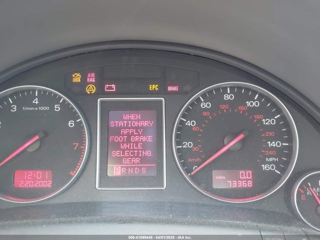 2003 AUDI A4 WAULT68EX3A140754 Photo 6