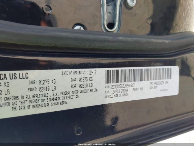 2018 DODGE CHARGER 2C3CDXBG2JH200917 Photo 8