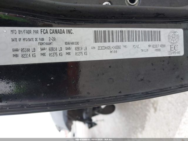 2C3CDXHG9LH142282 Dodge CHARGER GT