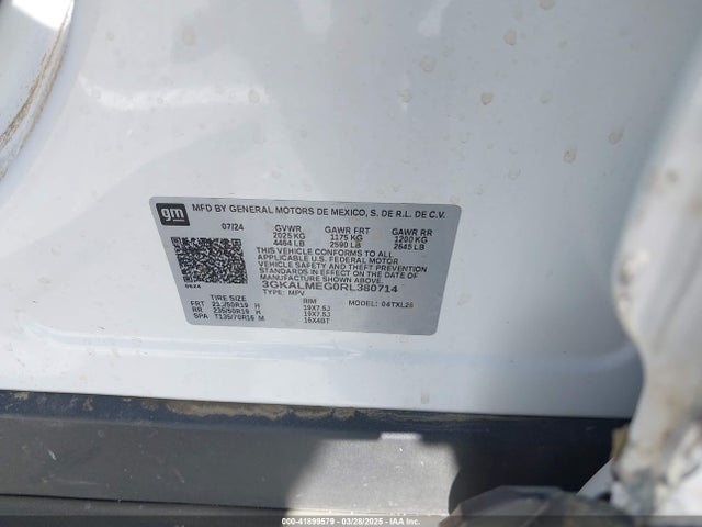 3GKALMEG0RL380714 GMC lsd