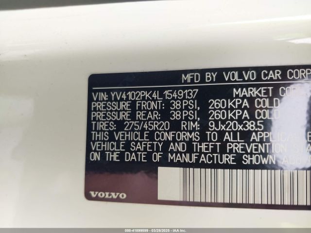 YV4102PK4L1549137 Volvo Xc90 T5 Momentum 7 Passenger