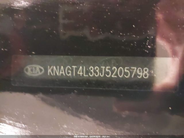 KNAGT4L33J5205798 KIA Optima Lx