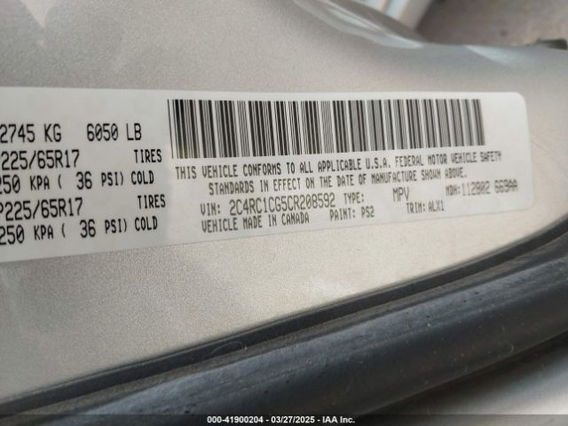 2012 CHRYSLER TOWN & COUNTRY 2C4RC1CG5CR208592 Photo 8