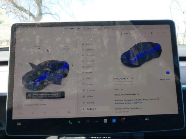 7SAYGDEE3NF449873 Tesla Model Y Long Range Dual Motor All-wheel Drive