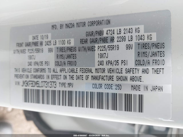 JM3KFBDM5L0731373 Mazda Cx-5 Grand Touring