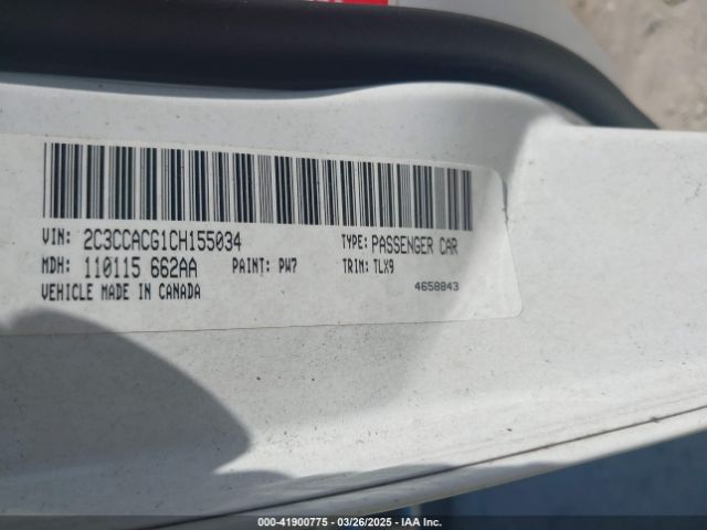 2012 CHRYSLER 300 2C3CCACG1CH155034 Photo 8