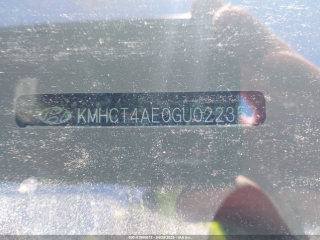 KMHCT4AE0GU022357 Hyundai ACCENT SE
