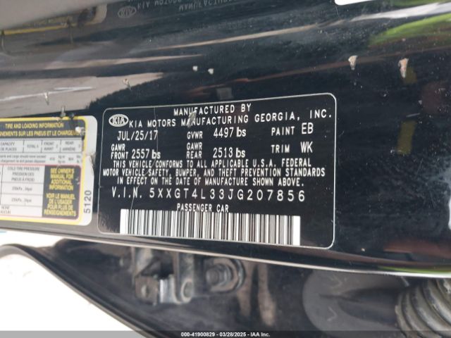 2018 KIA OPTIMA 5XXGT4L33JG207856 Photo 8