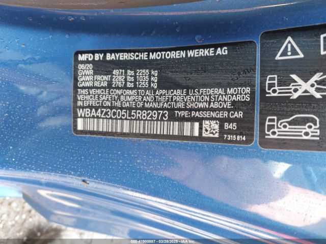 WBA4Z3C05L5R82973 BMW 430i Xdrive