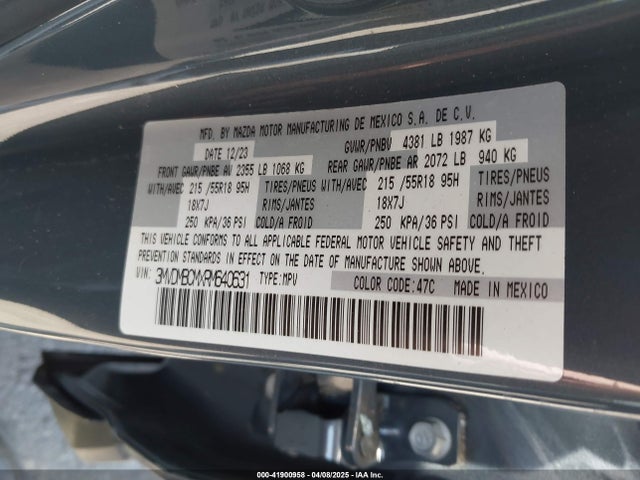 Mazda Cx-30 2.5 S Carbon Edition 2024 3MVDMBCMXRM640631 Image 9