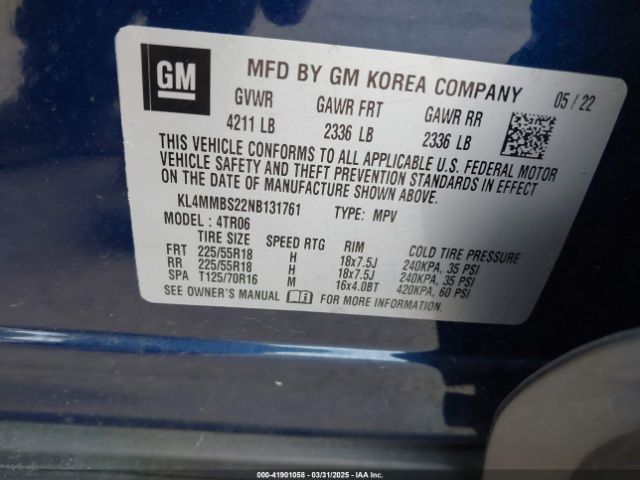 2022 BUICK ENCORE GX KL4MMBS22NB131761 Photo 8